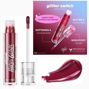 Lottie London x Harley Quinn Transforming Liquid Lipstick in Killing It (Berry)